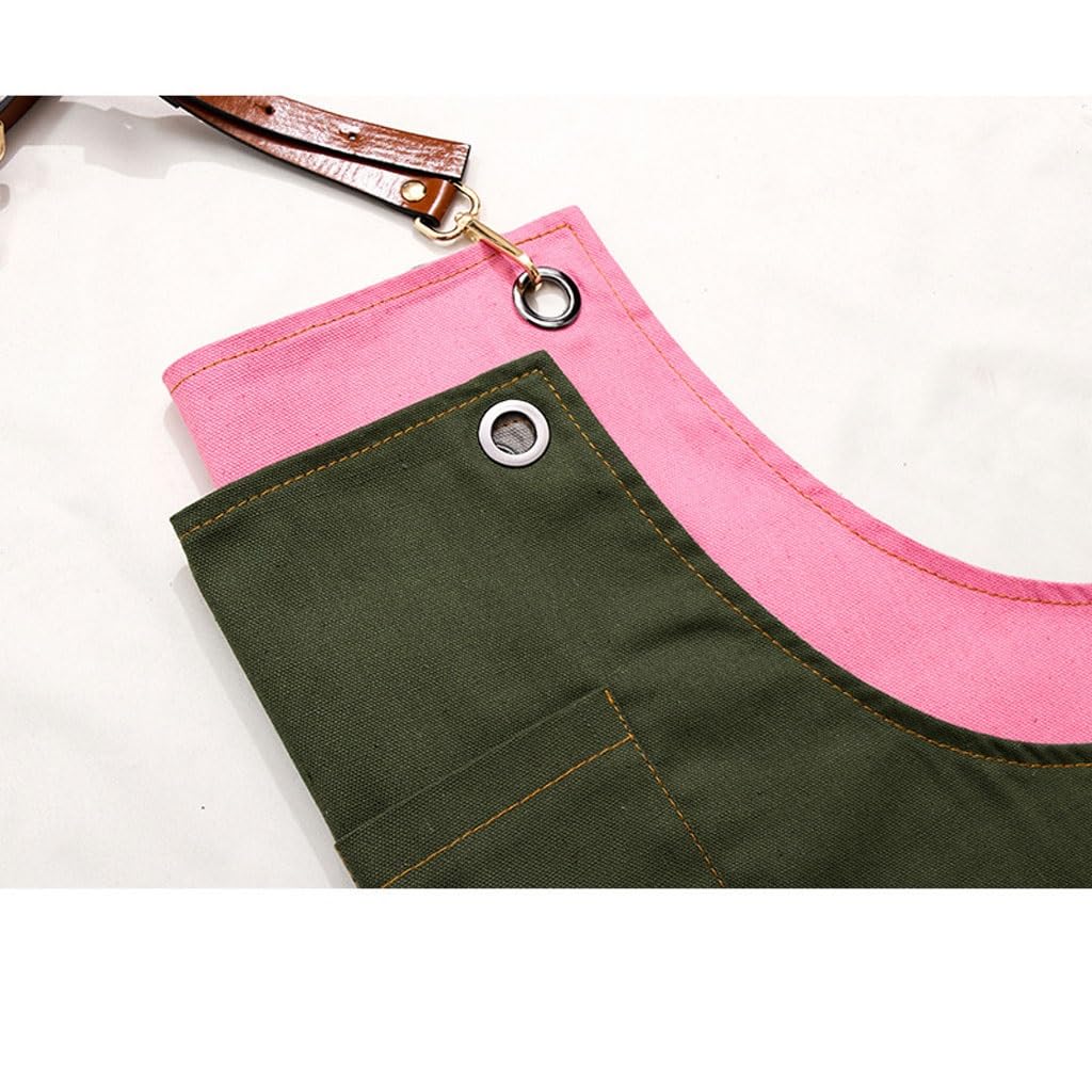 TEESONG Tablier de Chef Tablier Double Face Toile Cuisine Café Restaurant Cuisine Cuisson Peinture Vêtements De Travail Imprimés for Hommes Et Femmes Tabliers pour Hommes(A)