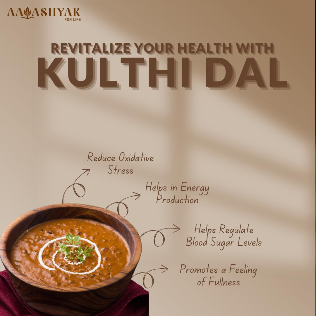 Aavashyak Organic Kulthi Dal 800g | Horse Gram | Kollu | Vulavalu | Hurali Kalu | Kulthi Beans | Unpolished | Dust & Stone Free | Kidney Filter | Sourced from Uttarakhand Farms - Image 6 thumbnail