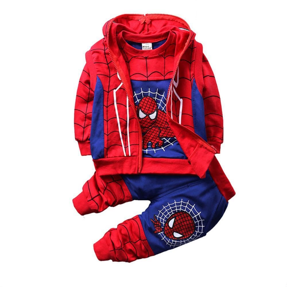 3Piece Toddler Little Kids Baby Boys Casual Outfits Set,Long Sleeve Sweatshirt Pullover Vest Hoodie Pants Clothing Suit