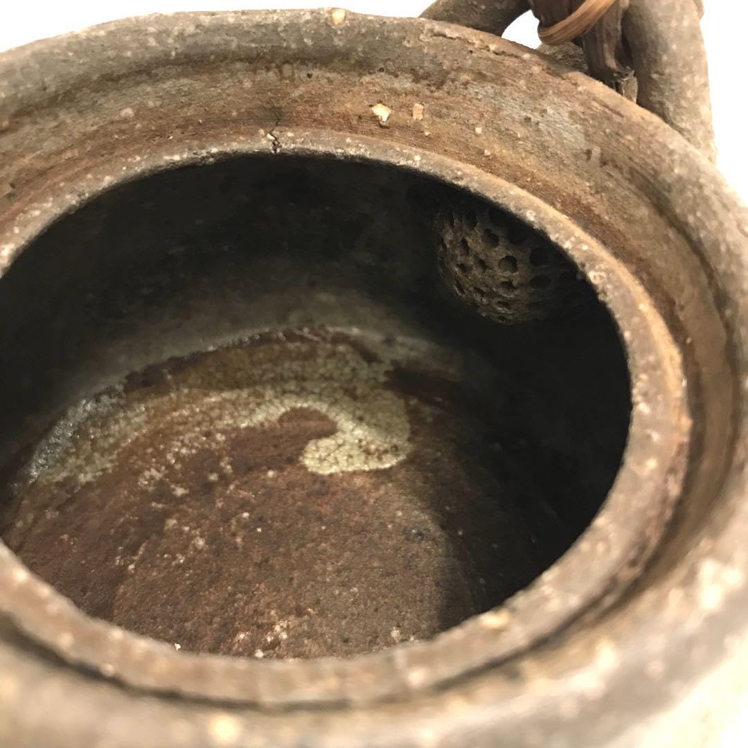 Amazon | あけび 急須 きゅうす 蔓細工 土瓶 民藝 骨董 | ノー