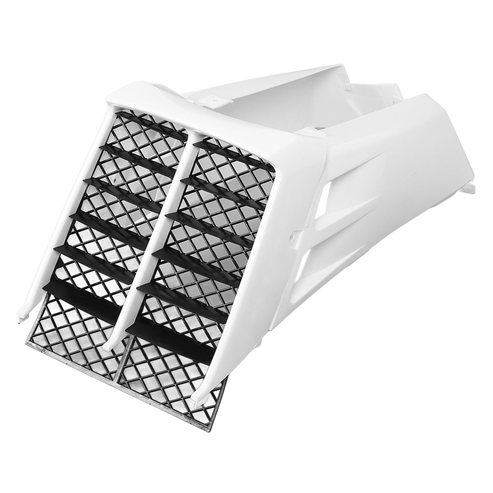 Osłony Boczne Zbiornika Paliwa, Osłona Chłodnicy Motocykla ABS Grill z OE 2GU 21721 A0 00 2GU 2171L 00 00, Precyzyjnie Dopasowane Białe Panele Osłony Przed Zanieczyszczeniami dla Kierowców