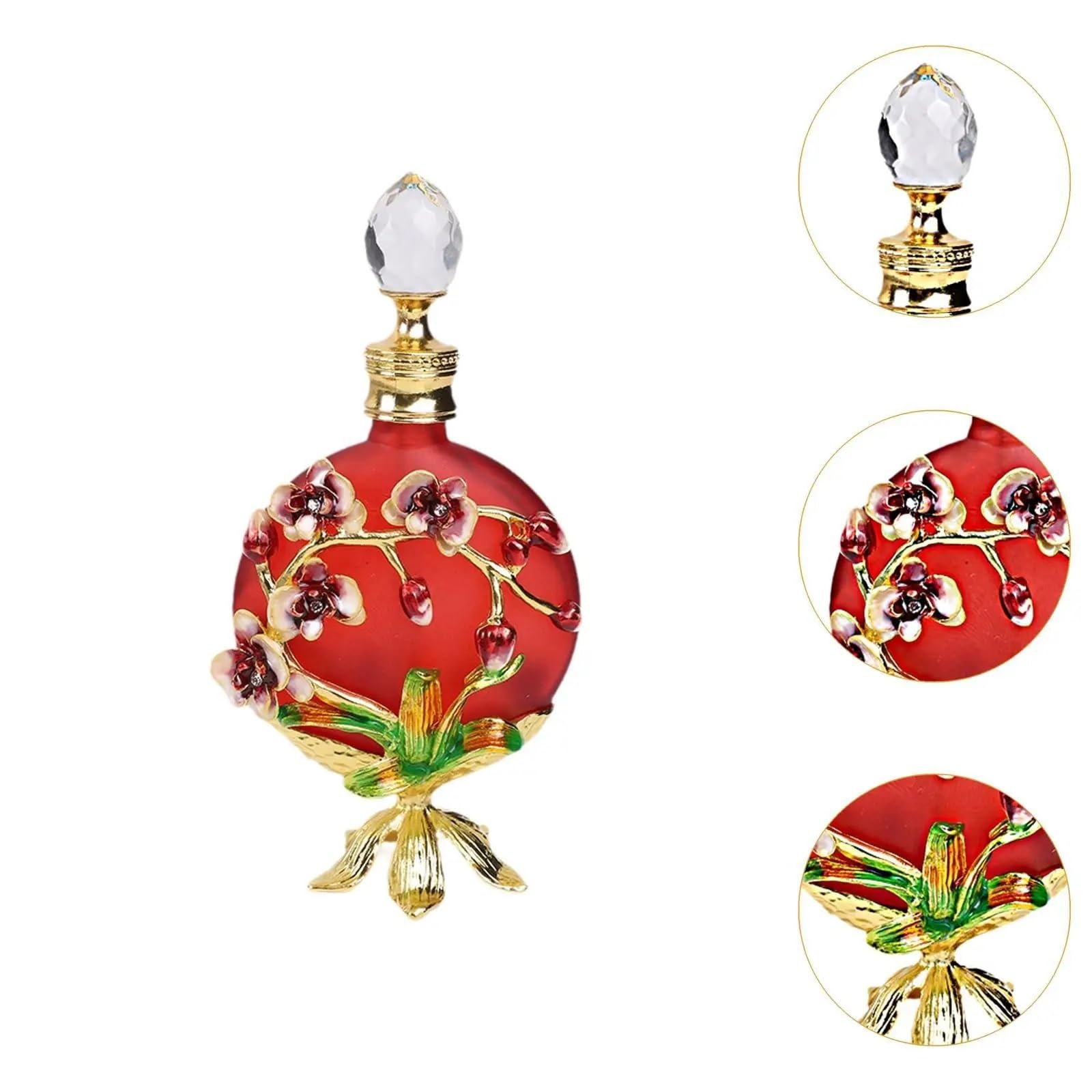 Bottiglia di profumo in vetro 30 ml Fantasia regalo compleanno Artigianato Soggiorno Camera da letto Decorazione riutilizzabile vuota antica Per Feste E Banchetti