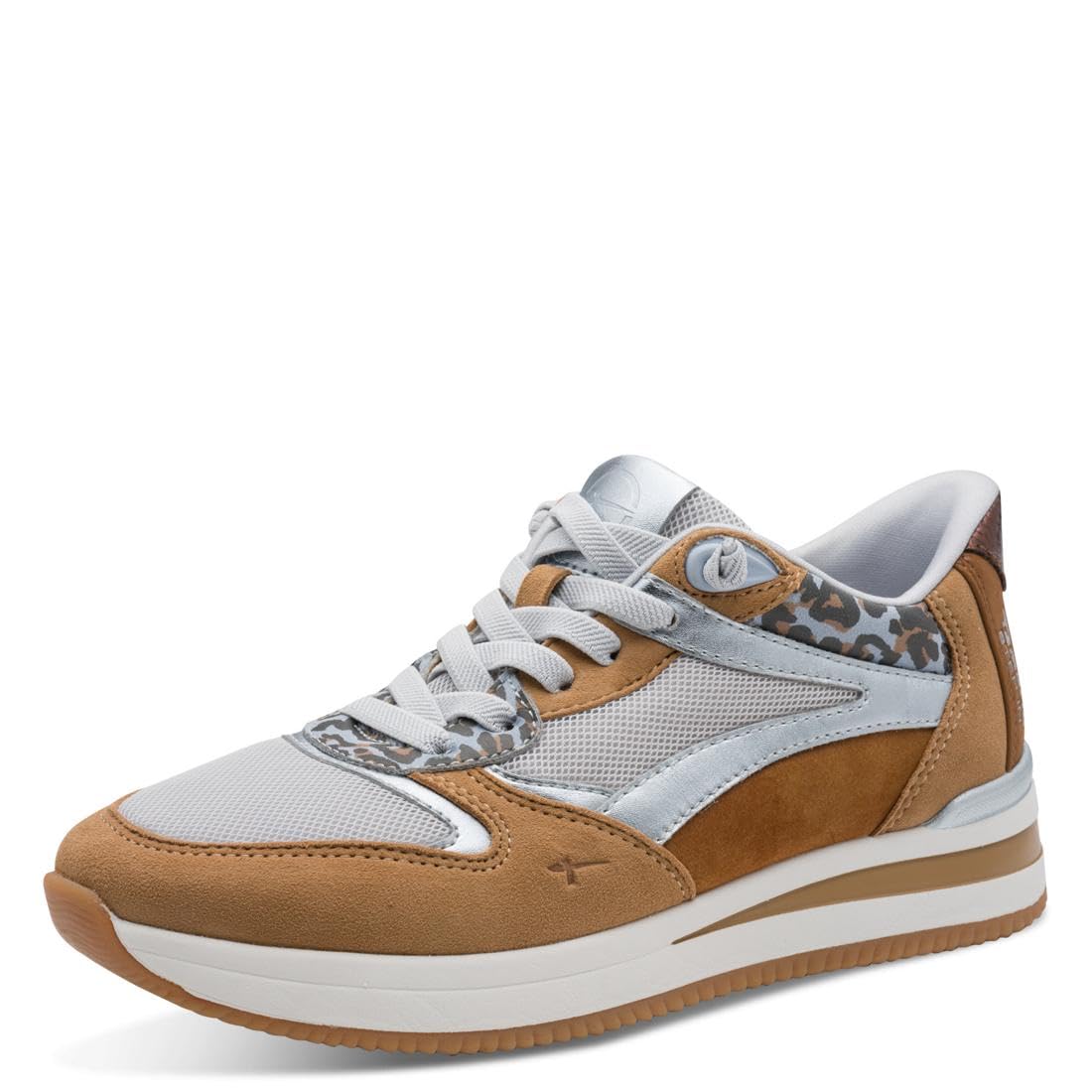 Tamaris Comfort Women's Low 8-83737-46 Trainers, Cognac/Blue, 36 EU