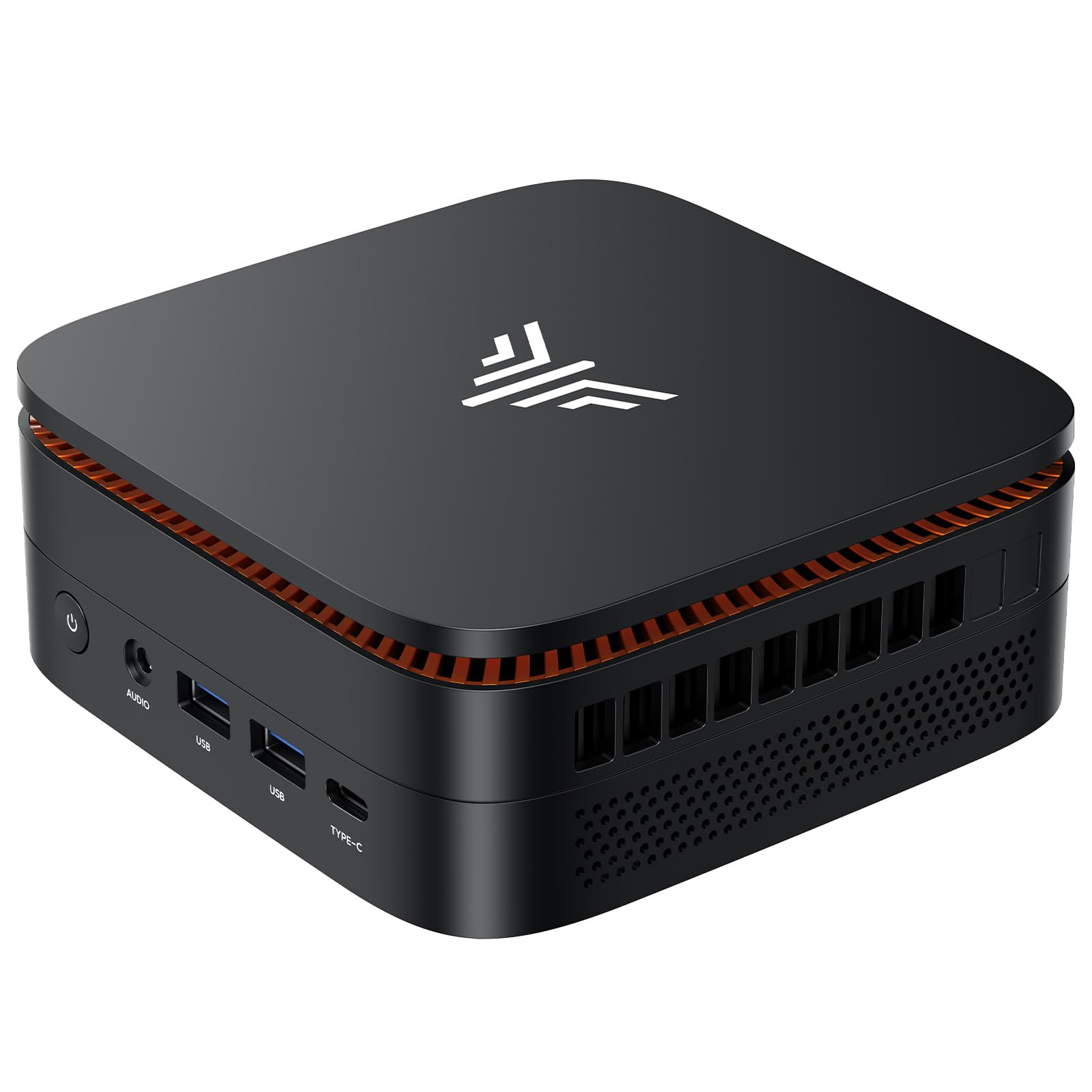 NiPoGi Pinova P1 Mini PC AMD Ryzen Embedded R2544(4C/8T, Max 3.7GHz,Migliore di 3500U/ R2514/i3-10110U) 8GB DDR4,256GB SSD, 4K UHD Triplo Display (HDMI 2.0/DP 1.4/Type-C) WiFi 5 BT4.2