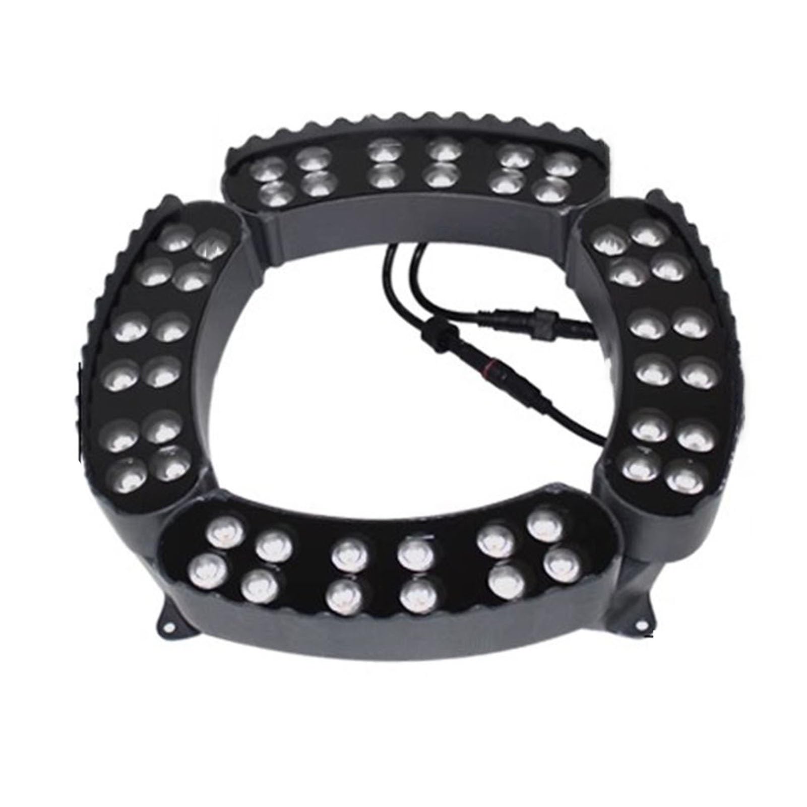 Palm Tree Lights Outdoor Garden Palm Ring Tree Light, DC24V LED Landscape Spotlight 3000K Warm White, Lawn Decoration(Warm Light Lamp,4 Sets)