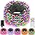 Ollny RGB Christmas Lights 400 LEDs 131 FT, 130 Modes Color Changing Connectable Christmas Tree Lights with Remote, Timer & Waterproof, Outdoor Christmas String Lights for Year-Round House Decorations
