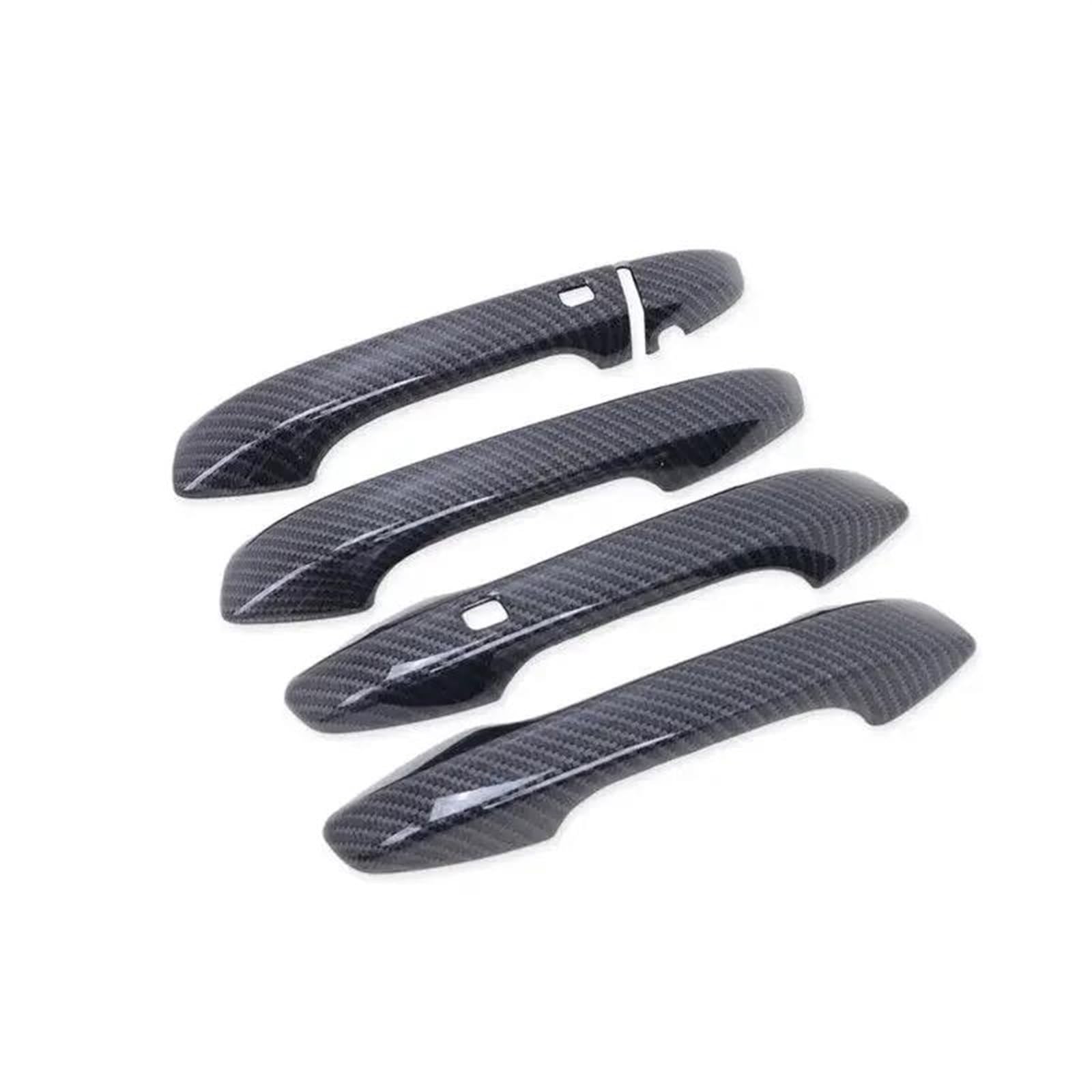 NOHEEU Car Exterior Door Handle Trim Cover Parts for Kia for Cerato for Forte K3 2019-2022(Black A)