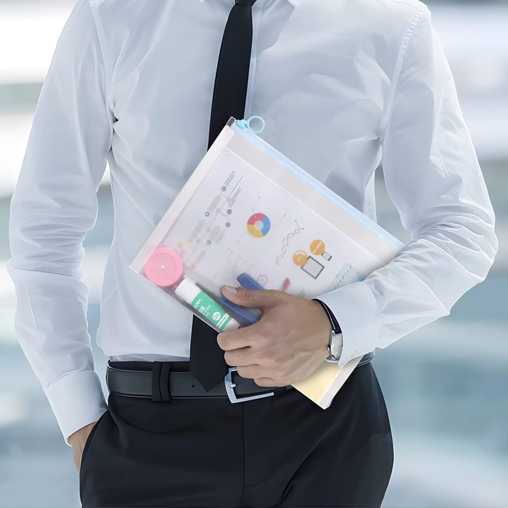 Amazon.co.jp: Toplive 8枚 クリアファイル クリアケースA4