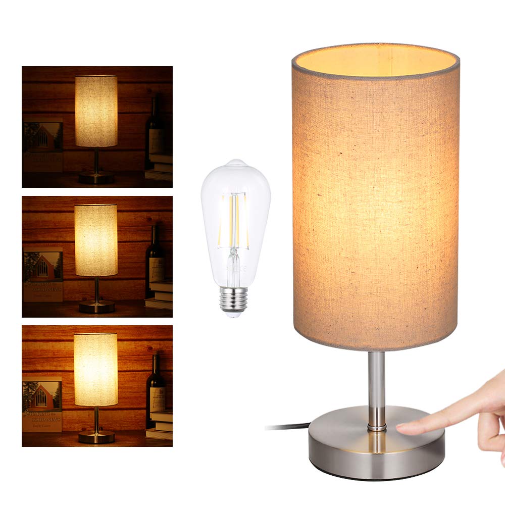 Buy Tomshine Touch Control Bedside Table Lamp Dimmable Nightstand Light