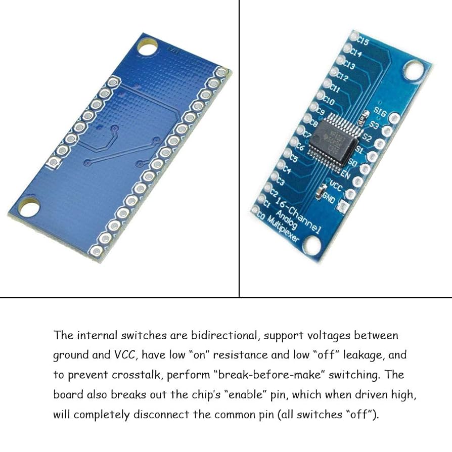 Amazon.com: Ximimark 5Pcs 16CH Analog Digital Multiplexer