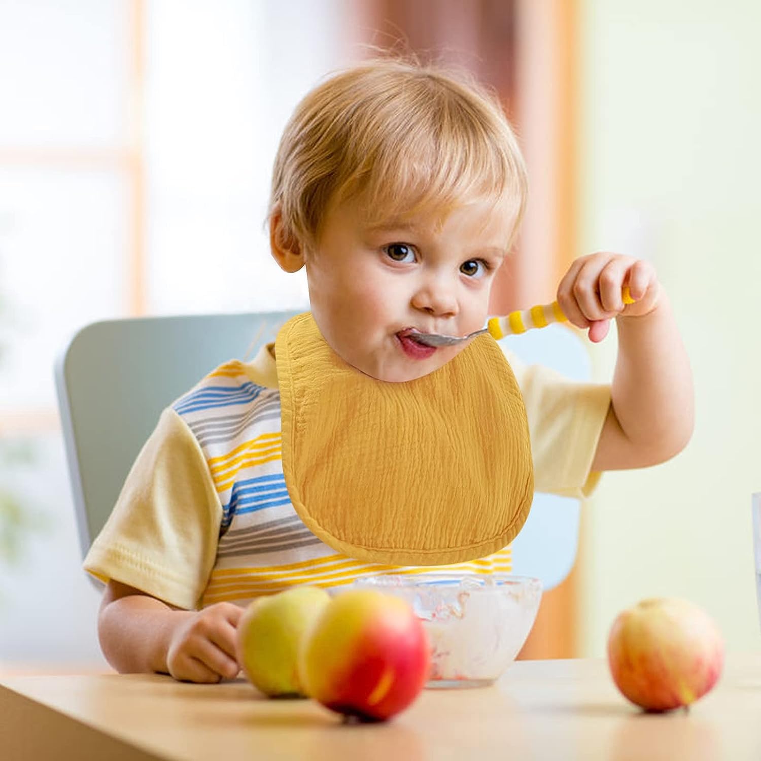 SLOSH Bavaglini Bavaglino Neonato Cotone Baby Pappa Morbidi Panno Per Ruttino Assorbenti Burp Neonati Neonata Lavabile
