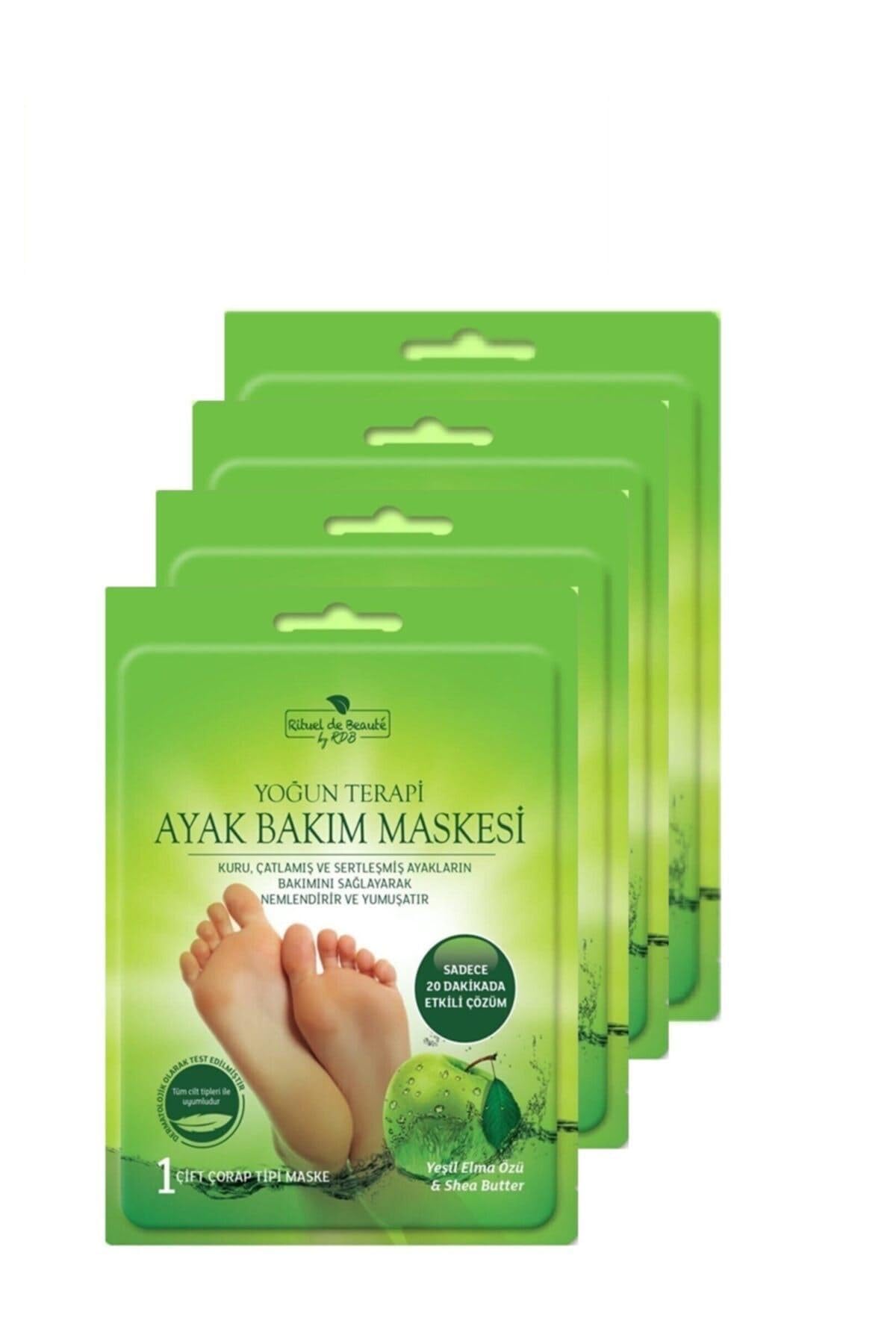 Rituel De Beaute Yoğun Terapi Ayak Bakım Maskesi 4 Adet Set, 880954119181991