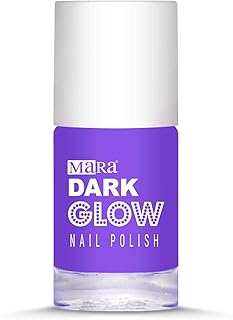 Mara Kozmetik Dark Glow Karanlıkta Parlayan Oje Purple 1 Paket (1 X 250 G), Mor,