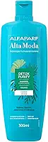 Alta Moda Detox Purify Shampoo - Cabelos soltos e leves da raiz às pontas - Limpeza poderosa e prolongada - Cabelos oleosos 300ml