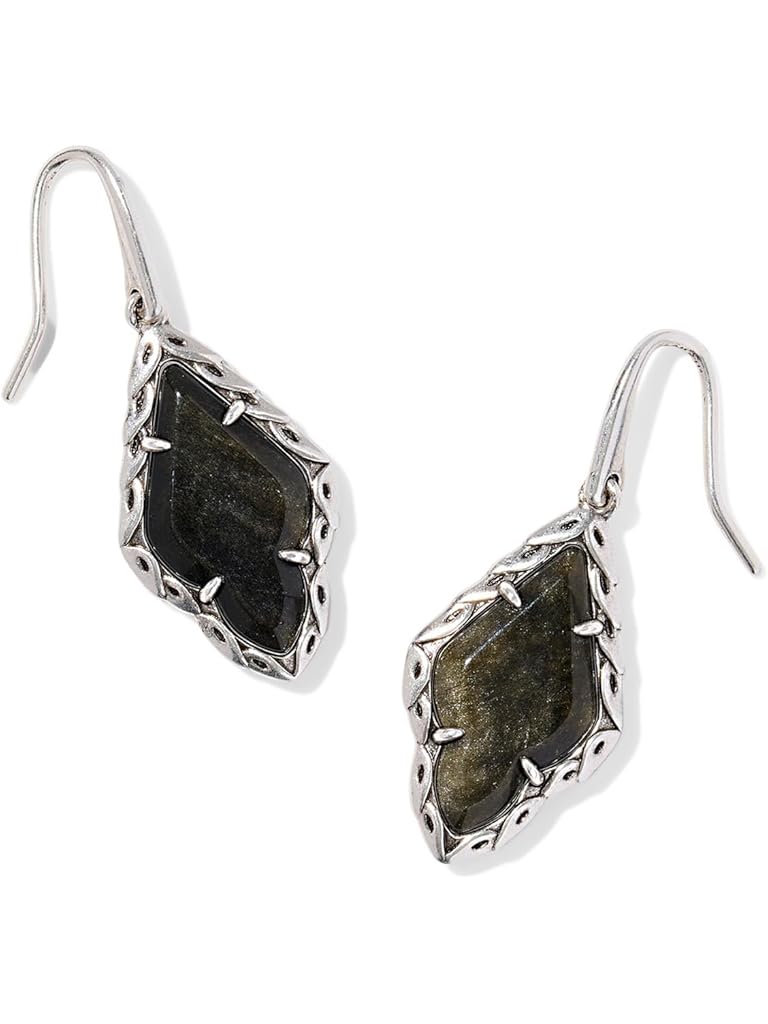 Silver Kendra Scott Adeline Drop Earrings