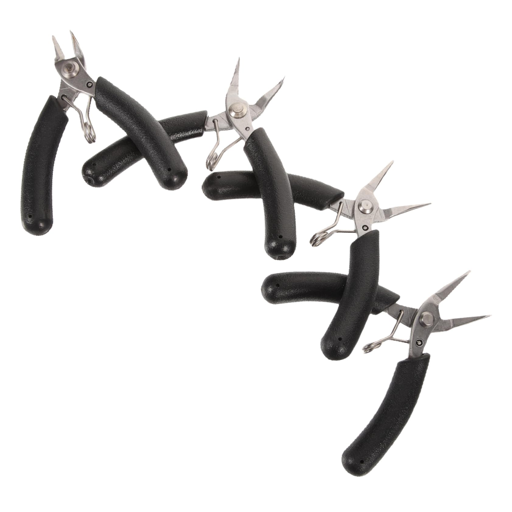 EXCEART 12pezzi Pinze Fatte Mano Per Creazione Di Gioielli Strumenti Resistente Con Pinza Punta e Rotonda Per Lavori Di Artigianato