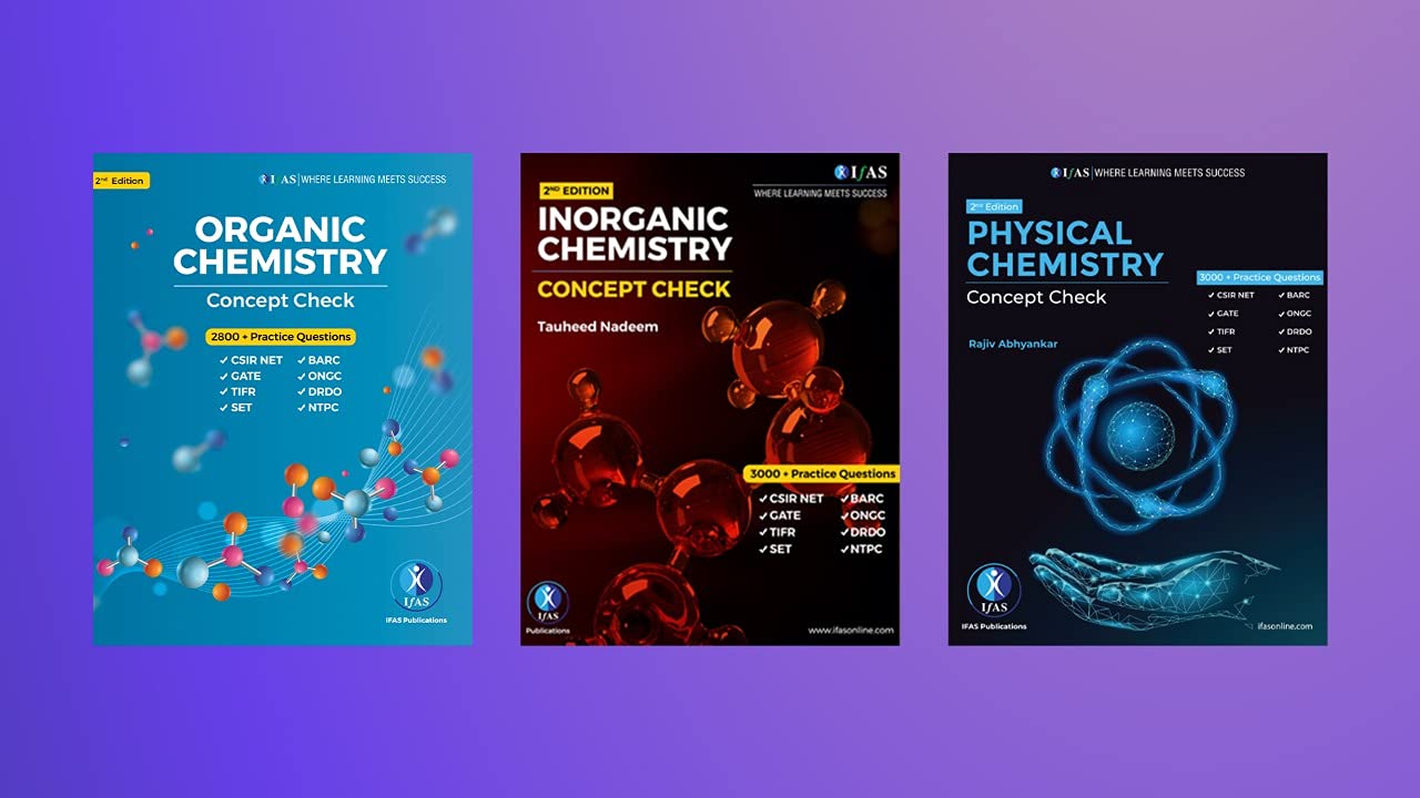 CSIR NET Chemical Science Books - Organic, Inorganic & Physical Chemistry