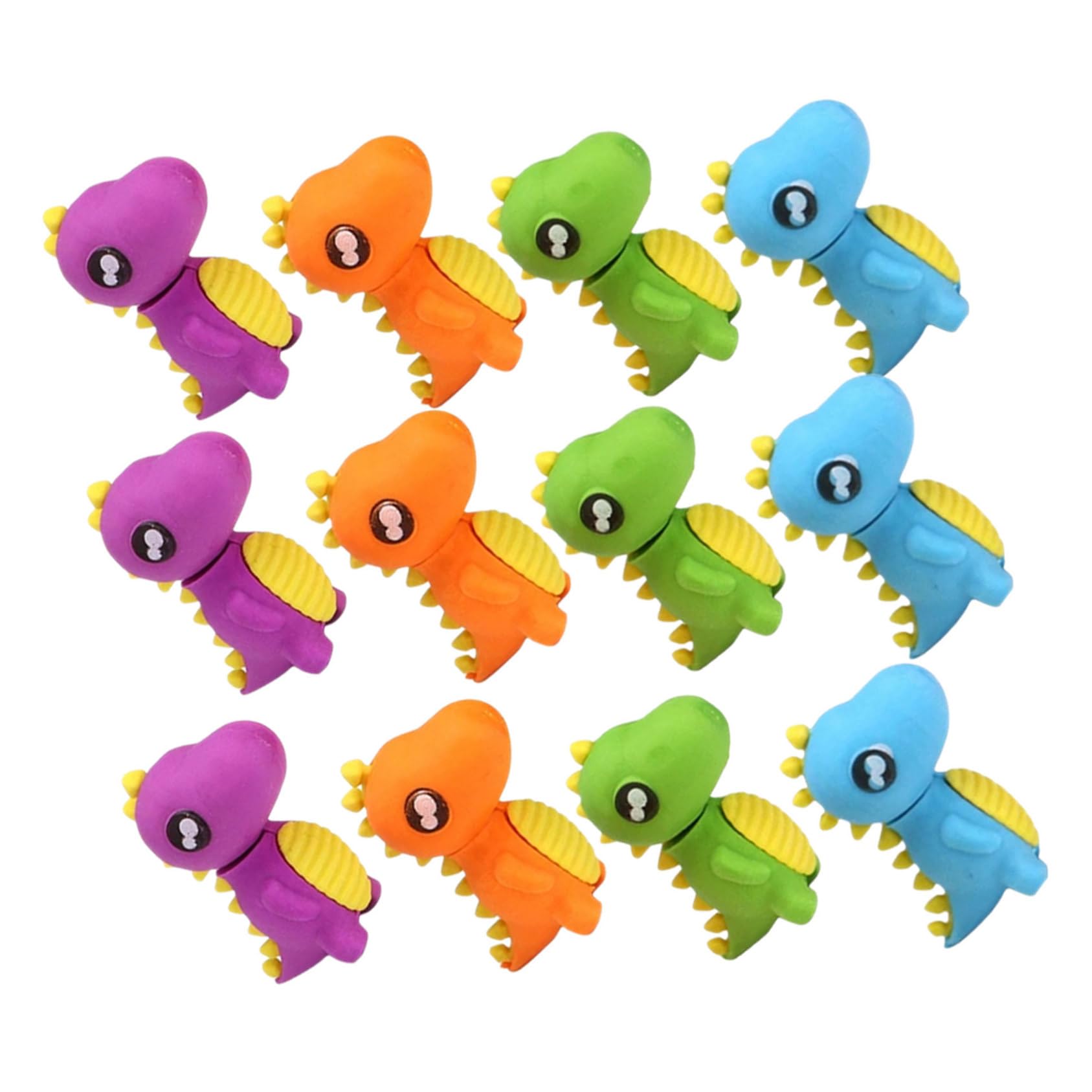 Gommes Fantaisie pour Garçon et Filles 48 Pièces en Caoutchouc, Mini Gommes