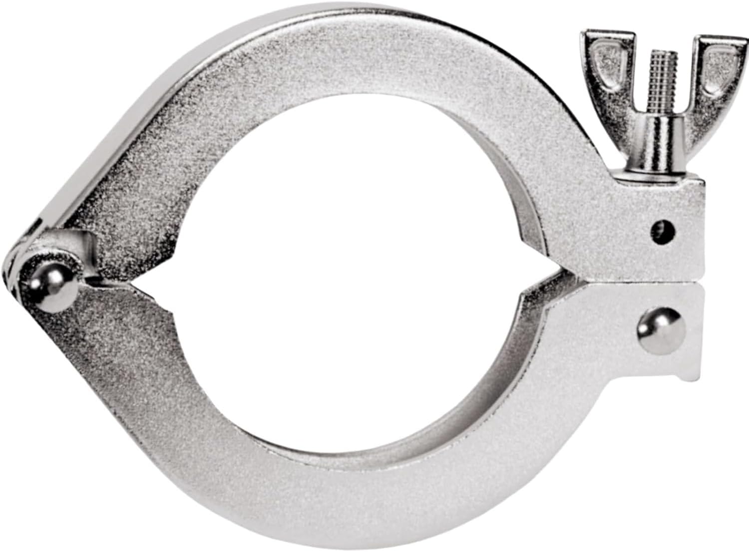 2 Pcs KF Quick Clamp with Wing Nut Closure - Stainless Steel Vacuum Hose Clamp for KF Flanges and Adapters(304 Stainless Steel KF40)
