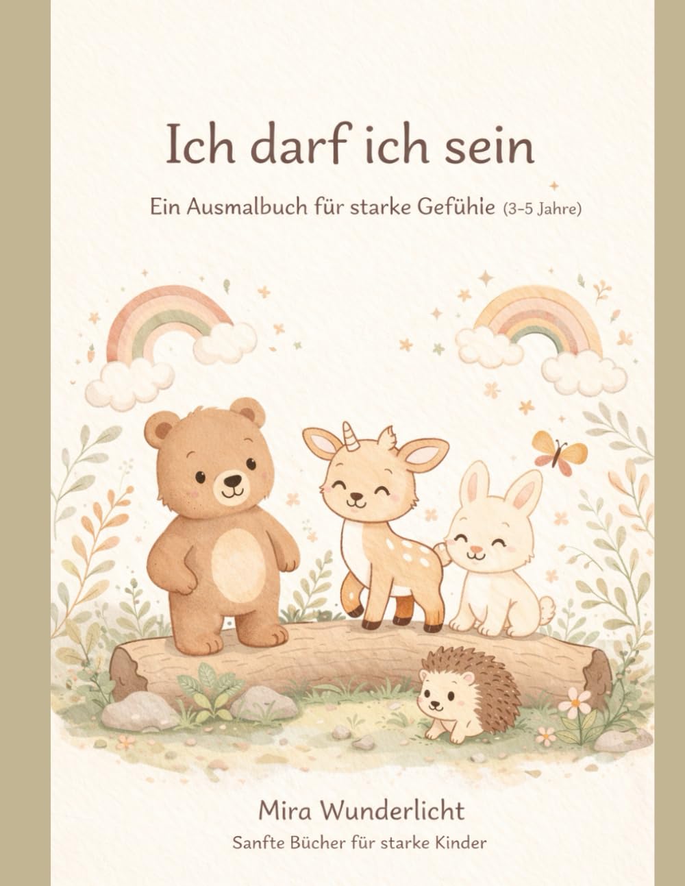 Ich darf ich sein: Ein Malbuch für starke Gefühle