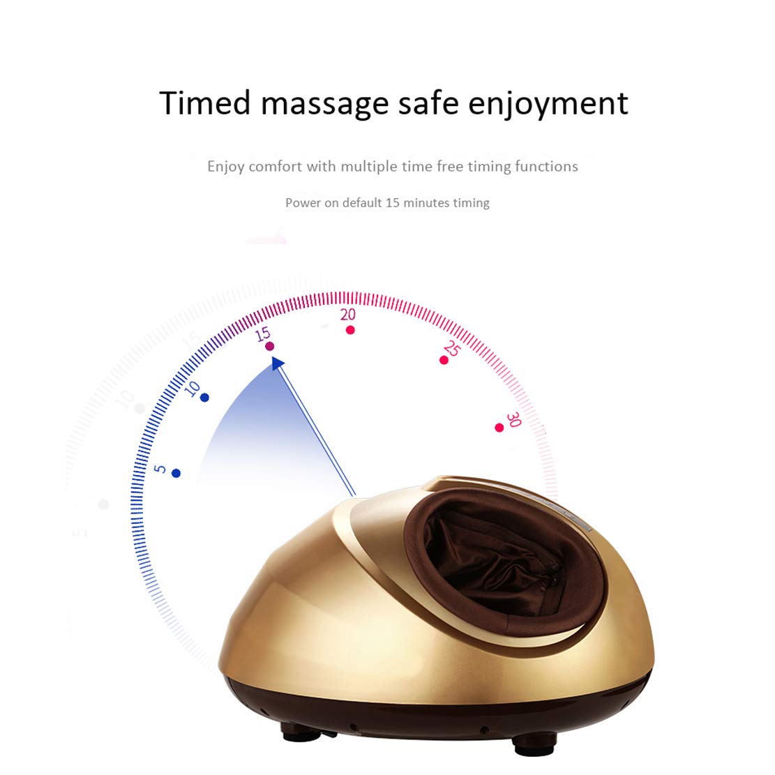 Massaggiatore Piede Plantare Massaggio shiatsu con spremitura e Riscaldamento per l'alleviamento della Fatica del Piede