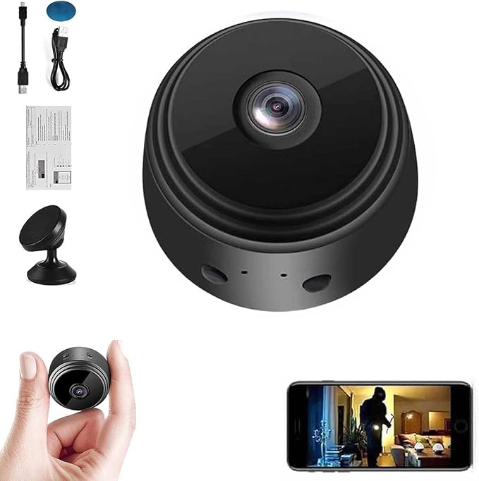 Spy Focus Mini Security Camera Outdoor, Spyfocus Camara, Camtrix Mini 1080p HD Wireless