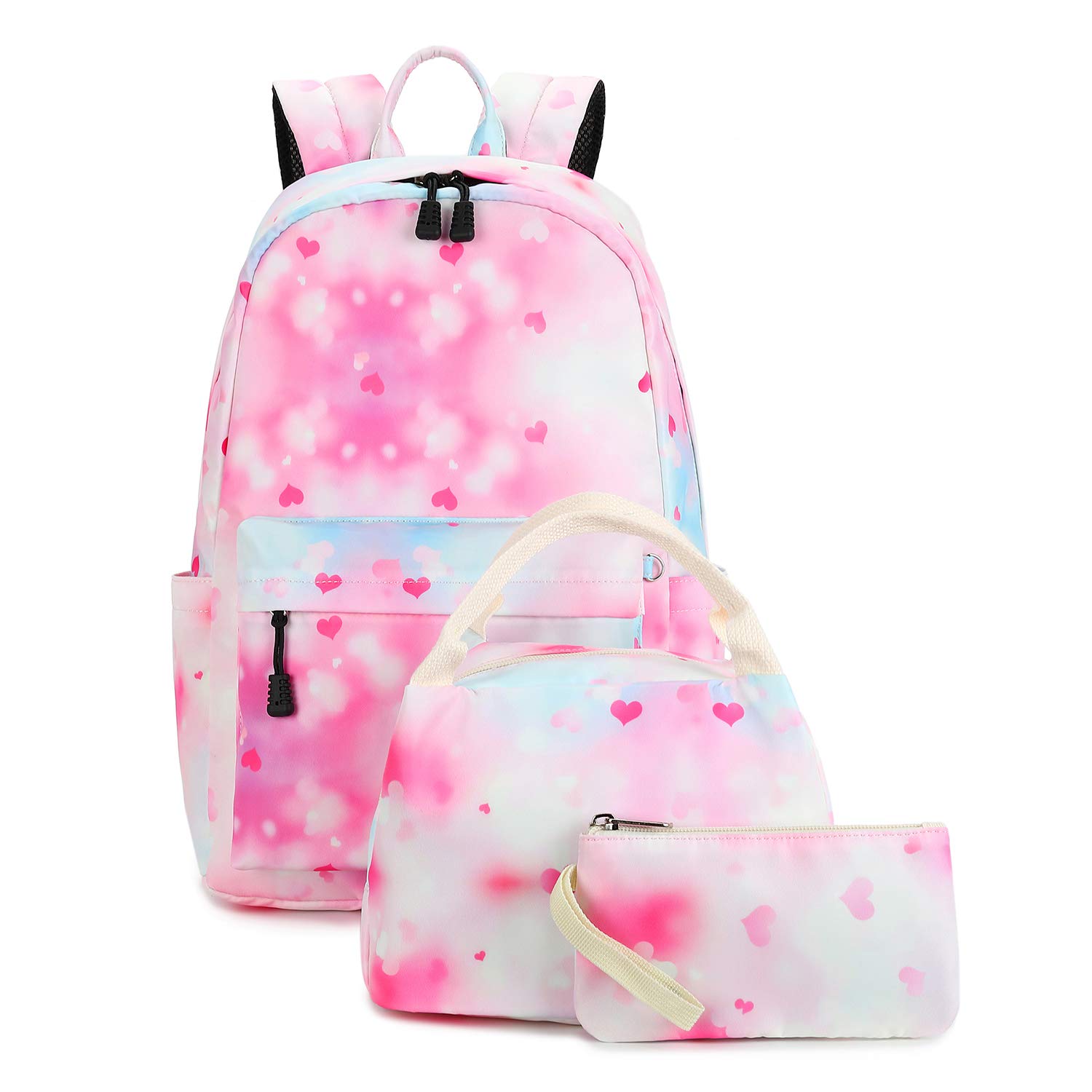 pink heart backpack
