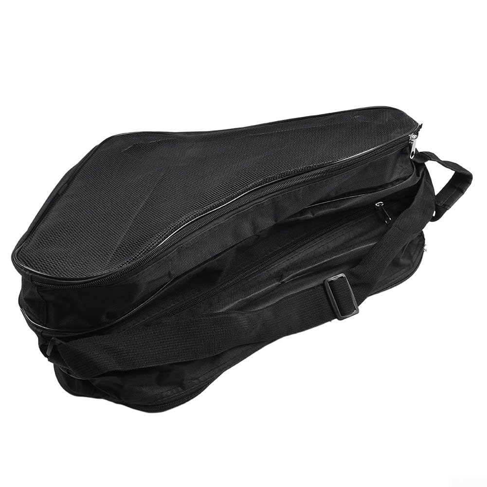 GLOBALHUT Borsa per scarpe da pattinaggio in linea in nylon traspirante per pattini a rotelle e attrezzatura protettiva con tre scomparti
