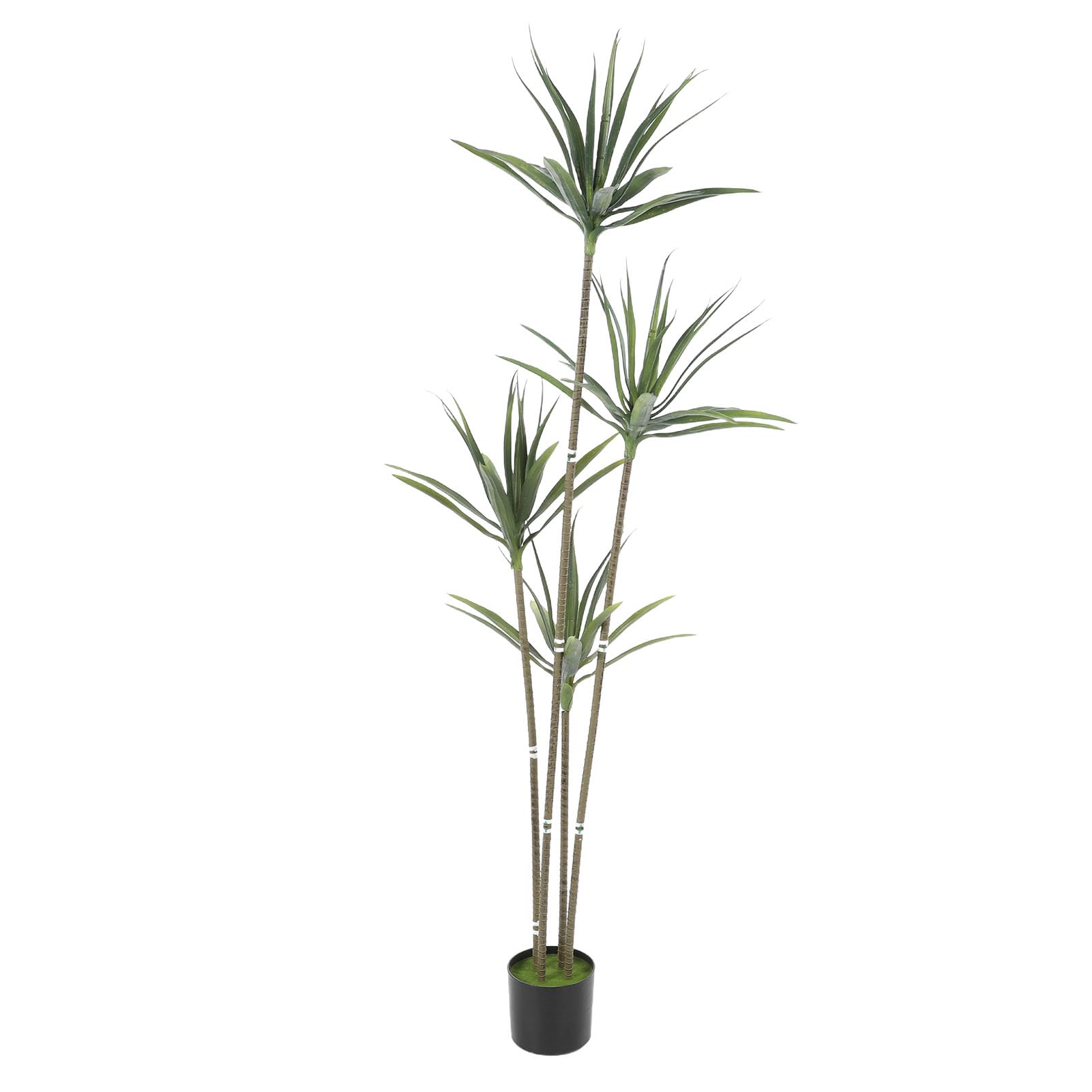 Generic Pianta Finta di Albero di Agave Artificiale, Regalo Perfetto per Inaugurazioni Domestiche o Compleanni, Decorazioni per Interni, 49" (180 cm)