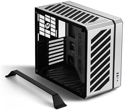 Mechanic Master C34Pro Portable Compact ATX/E-ATX Gaming PC Case Silver