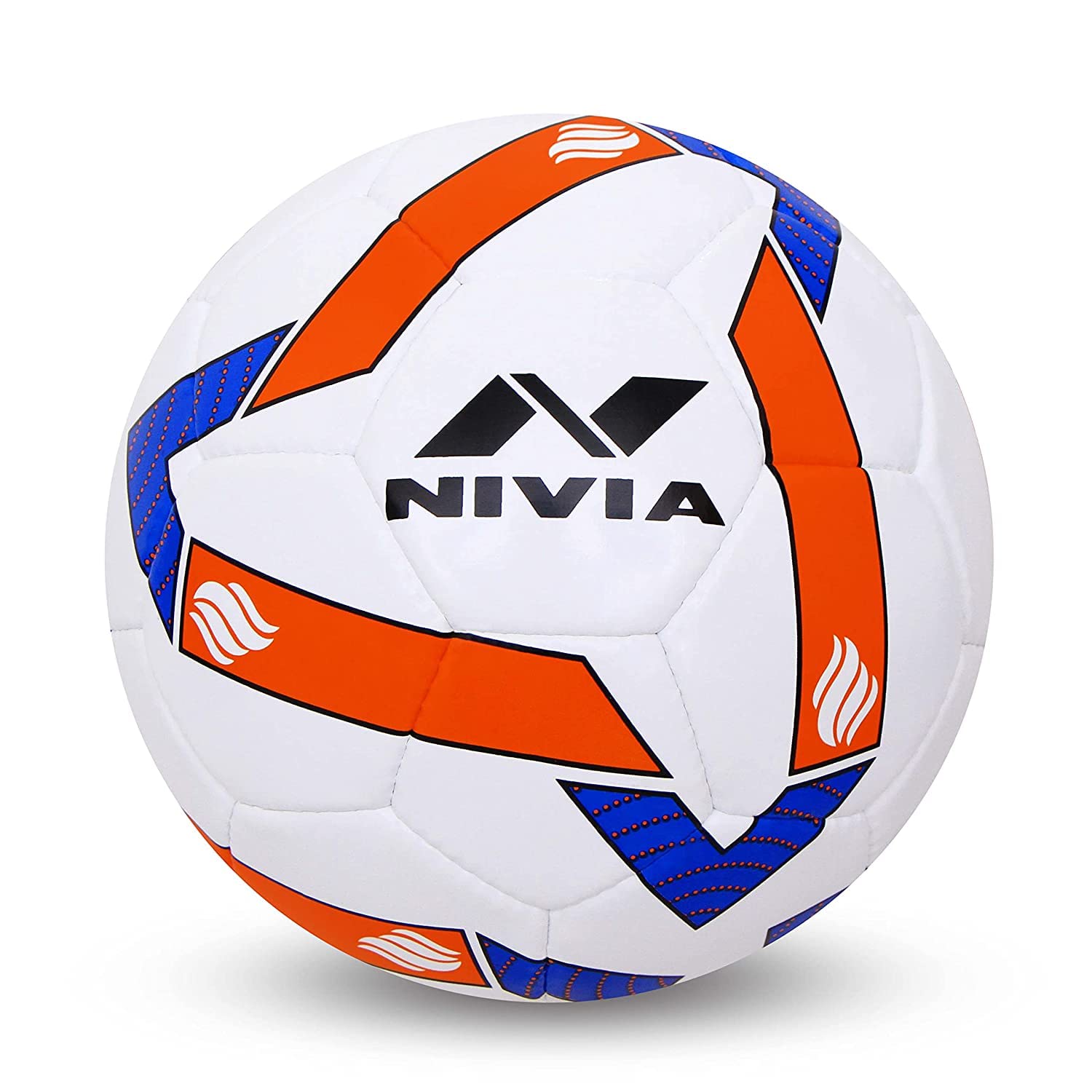 Rubber Shining Star Rubber Football, Size 5, (Multicolour, Soccer)
