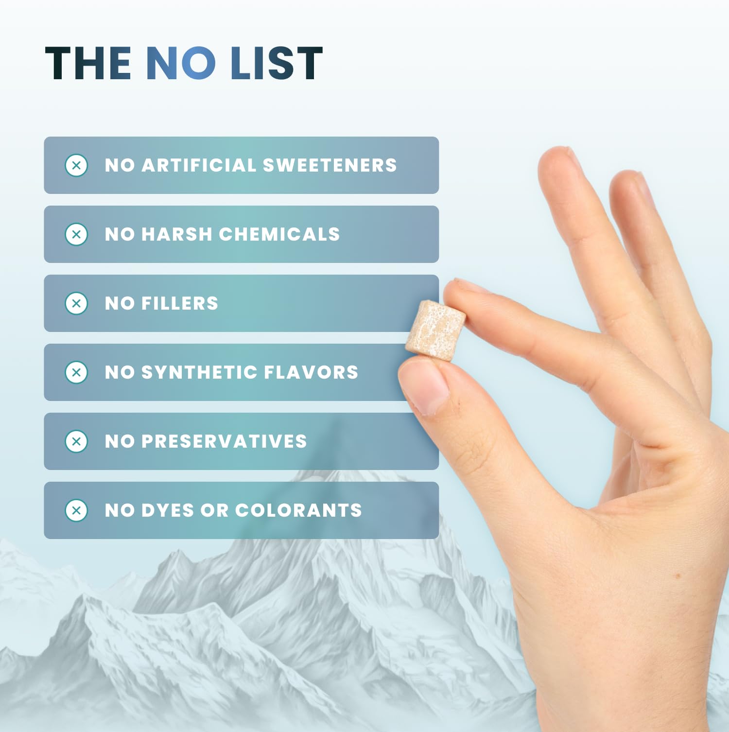 Larineco Remineralizing Gum with Nano Hydroxyapatite Xylitol Sugar-Free Xylitol Gum Plastic-Free Dye-Free Aspartame-Free Natural Base 36 Pieces Mastic — view 5