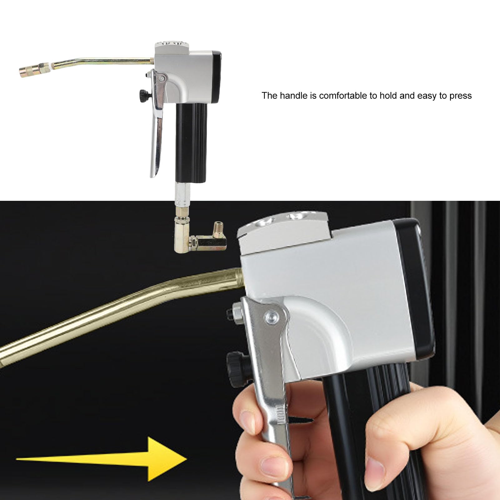 Generic Herramienta de Grasa Robusta, Herramienta Automática de Grasa Neumática Automática de 400 Bars para Uso Industrial