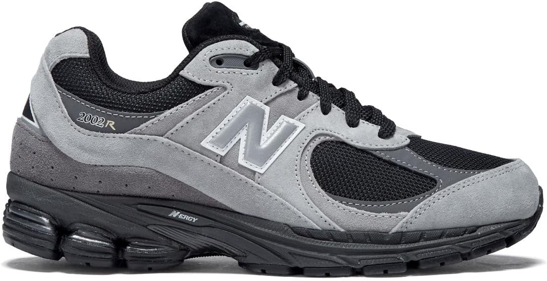 New Balance 2002R Shoes - Black/Silver Metallic