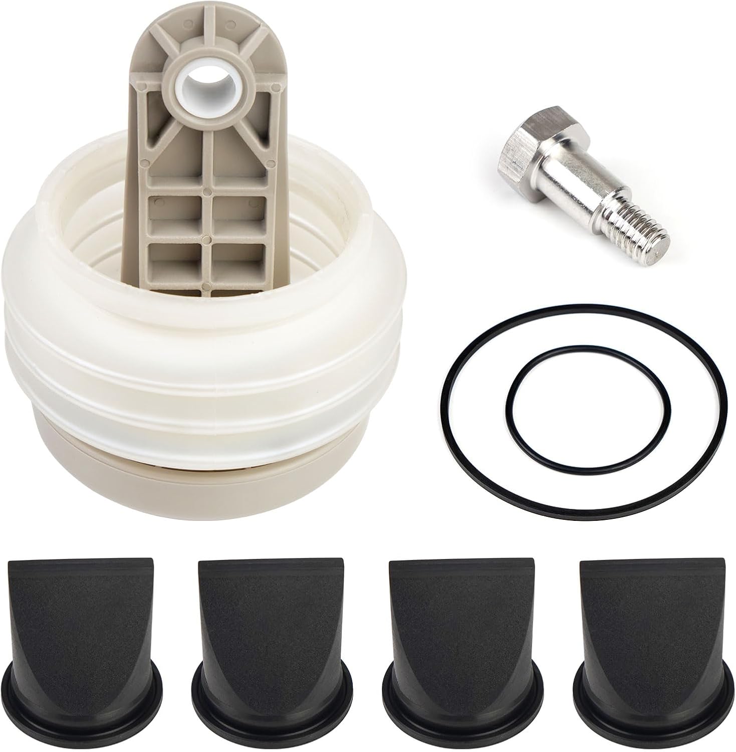 ZIBOPAR Pump Bellow Kit with 11/2'' Duckbill Valve, ORing