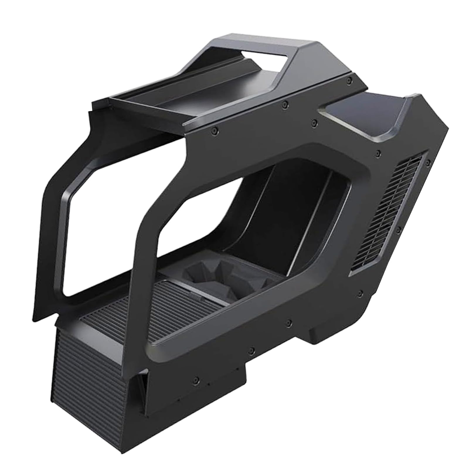 Photo 1 of ***STOCK IMAGE FOR REFERENCE***
JewtWoki Lower Center Console Organizer fit for Cyber Truck Custom Fit Double-Layer Floor Storage Tray Insert