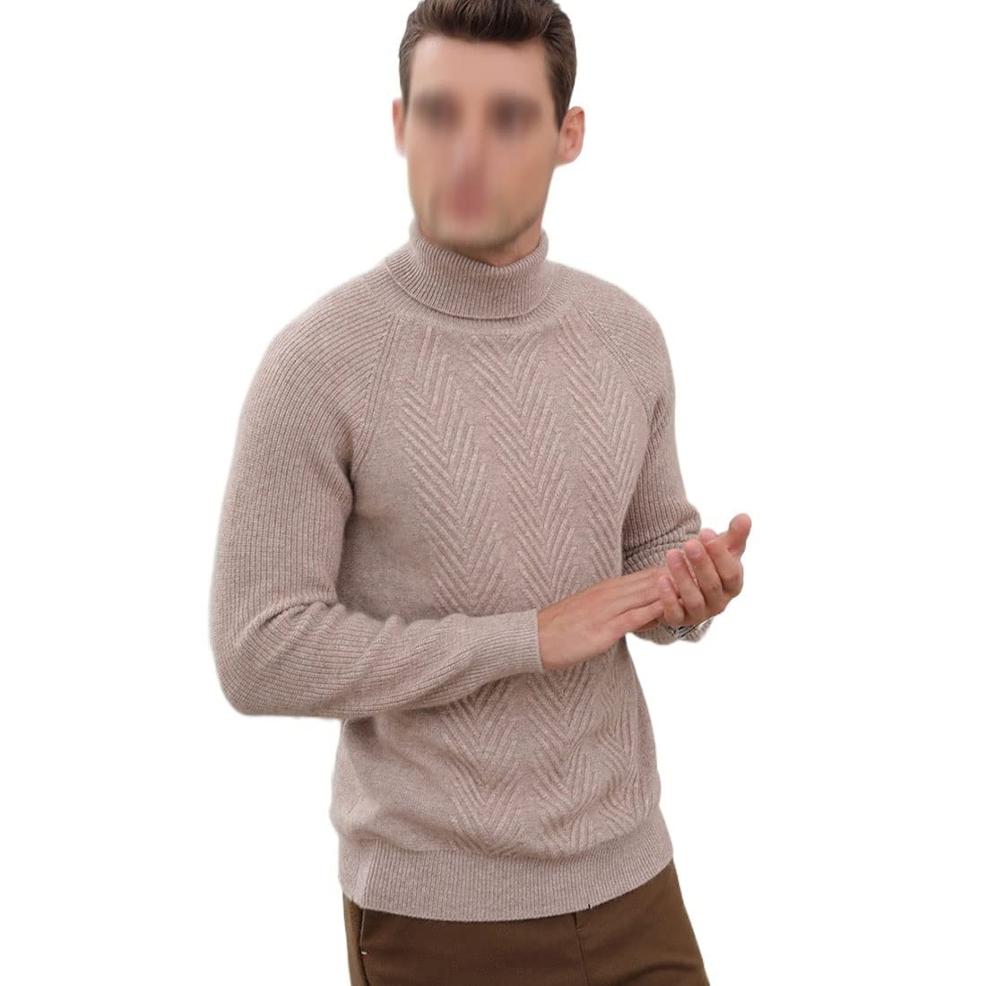 Pull en cachemire épais d'hiver chaud avec revers col en V