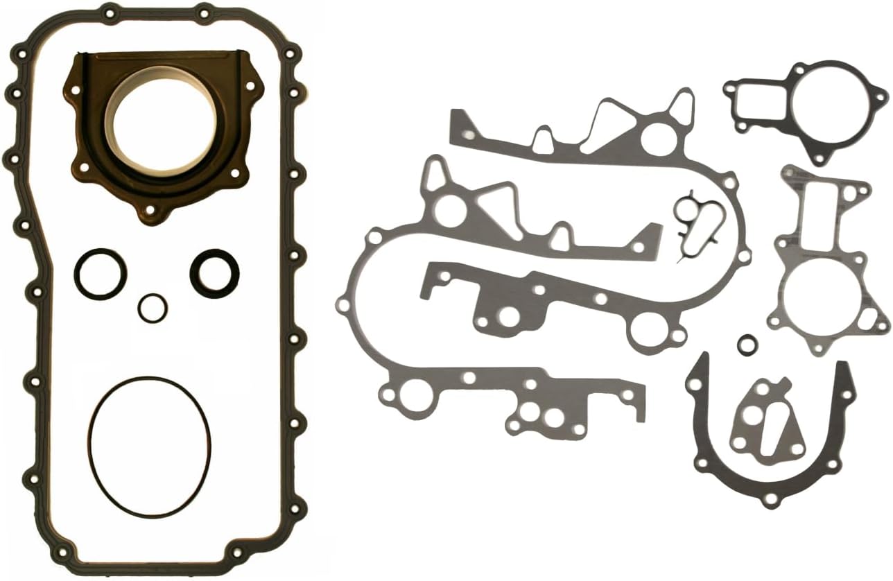 LowPricedAutoParts Engine Re-Ring Kit for 2009-2010 Dodge Chrysler 3.3L 201 V6 - Premium Rings Standard Size, Full Gasket Set, Bearings