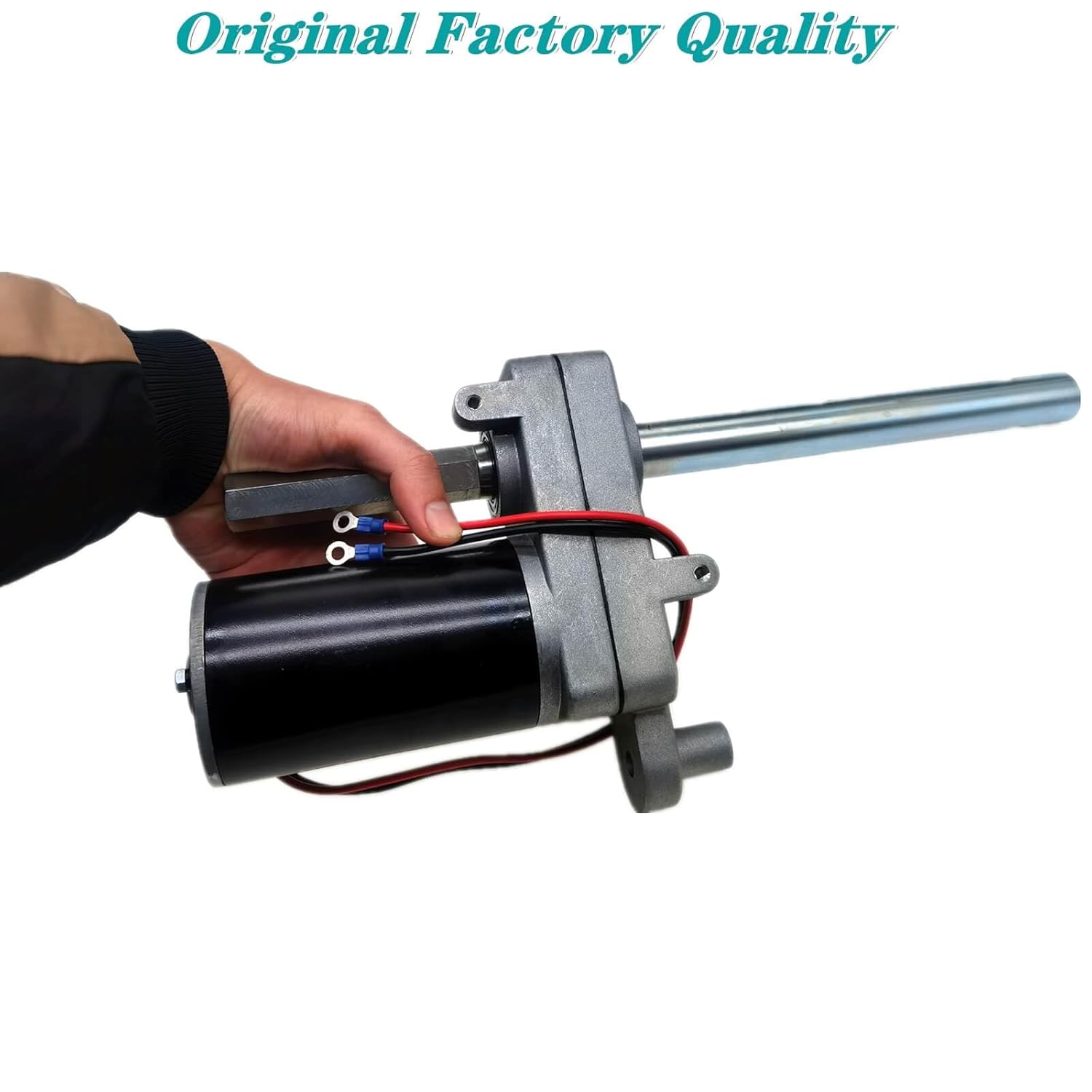 RV Single-Speed Drive Motor 500370 - Compatible with Bulldog Electric Jacks - Replaces One-Speed Motor for Electric Powered Drive Kit 1824210100 1046131 BD1046130-00