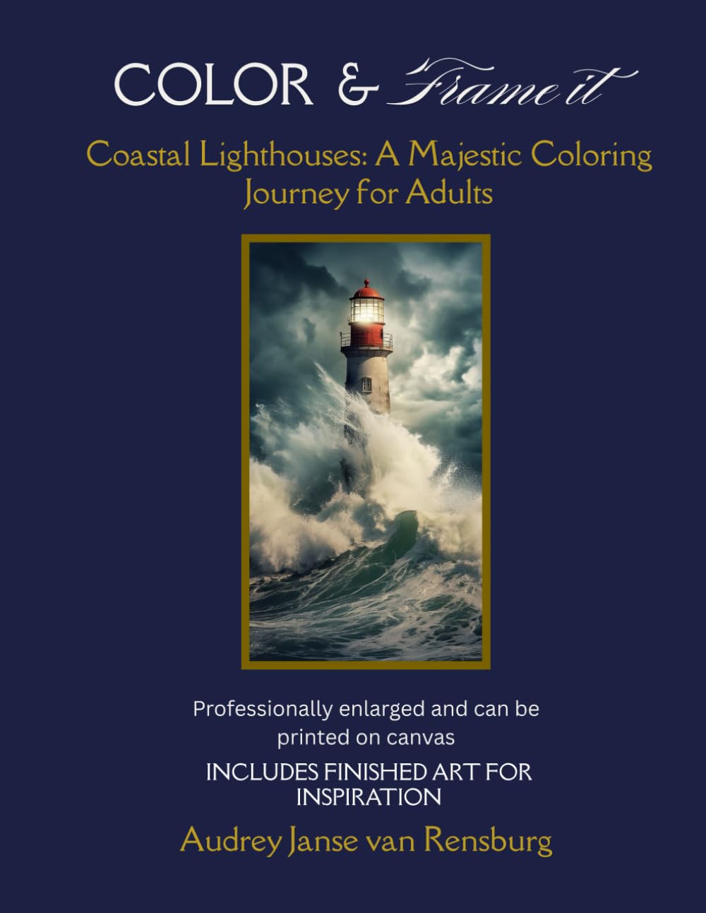 COLOR & FRAME IT: Coastal Lighthouses