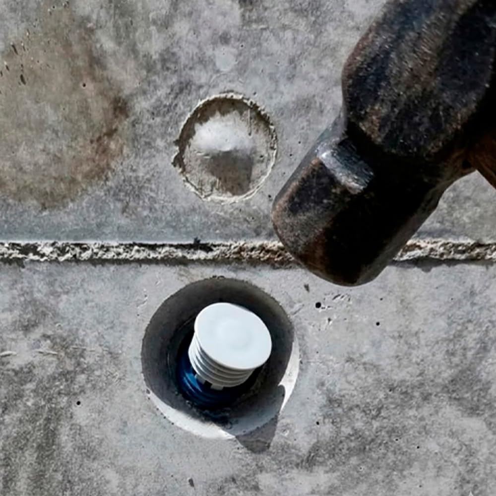 Tapones Hidroexpansivos 25 ud Tubos Pasamuros 21mm Encofrados Hormigón | Se expanden con la humedad creando un sellado estanco que bloquea filtraciones de agua en el hormigón.