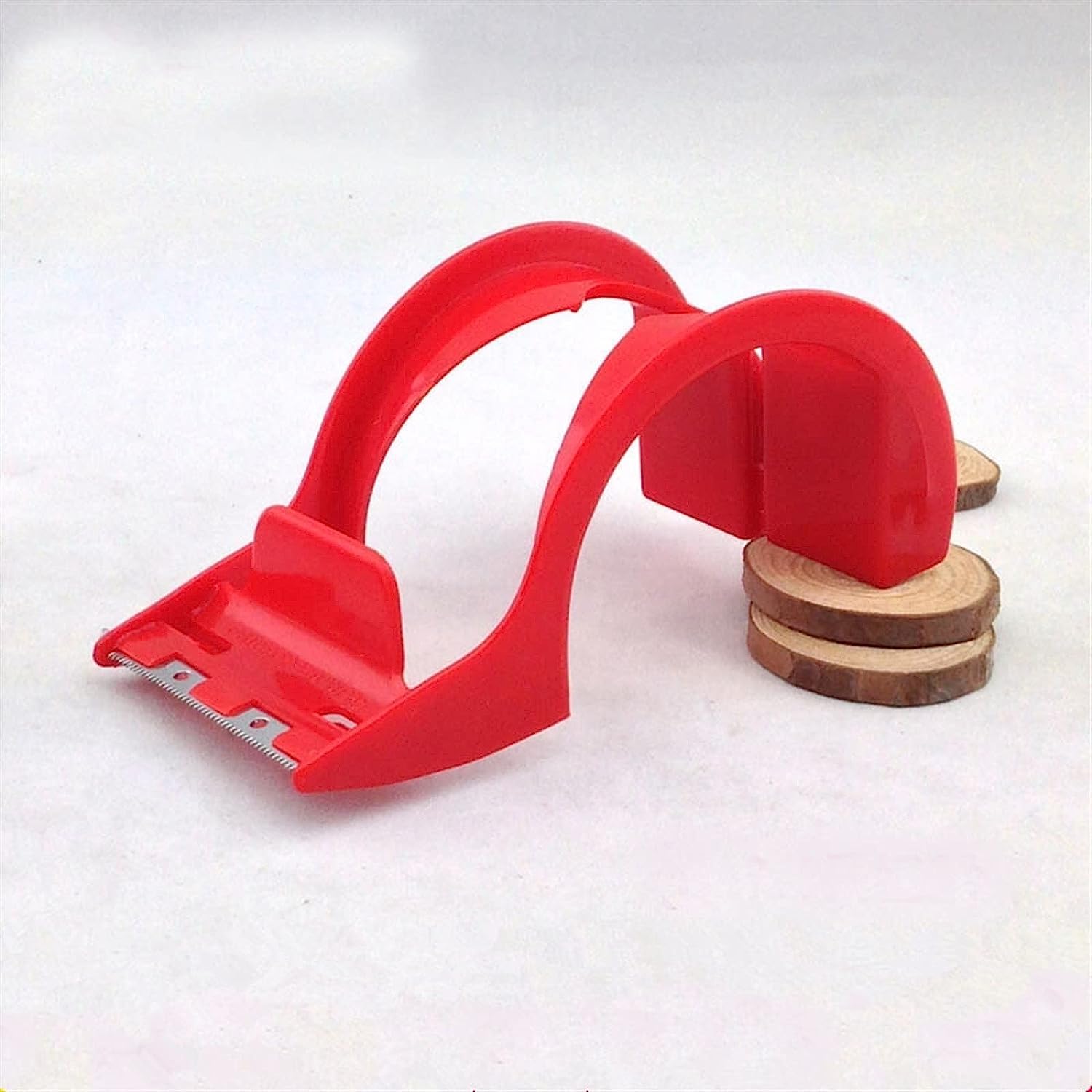 Dispenser per nastro adesivo, Distributore di nastro adesivo magico da tavolo - Macchina confezionatrice manuale con base in nastro sigillante for un taglio facile
