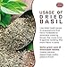 Dried Basil Leaves 7oz (200g) - Natural, Non-GMO, Vegan, Ayurveda Herb - by Spicy World