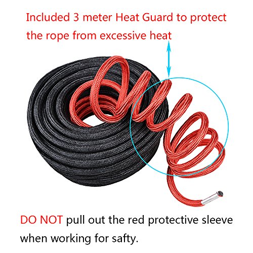 Cable Sintético para Winch Anzio 85ft 20500LBs con Relay 500A miniatura 2