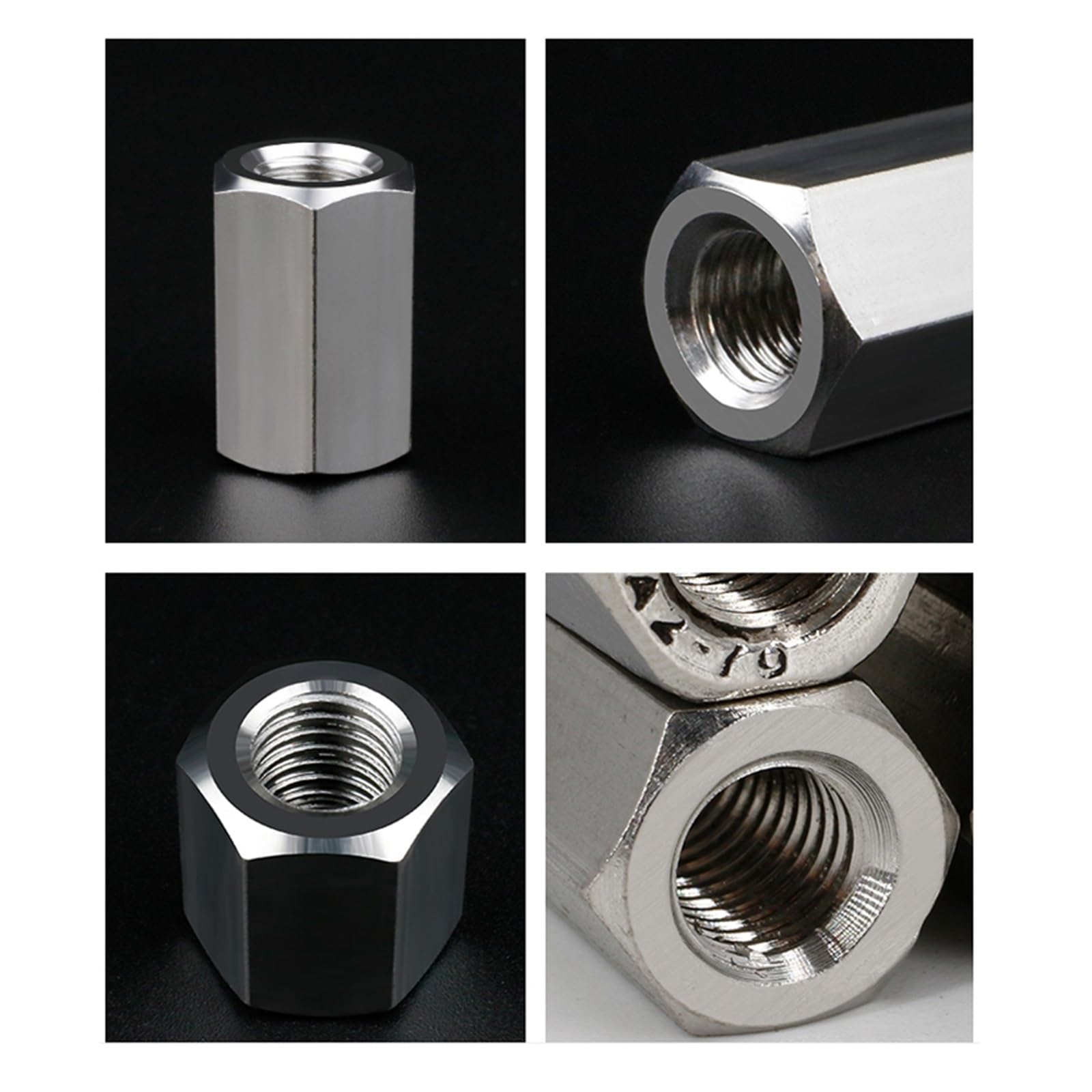 Dadi Per Connettore Rotondo, M10 X 30 Mm, Altezza Asta Asta Asta Asta Dado Di Perno, In Acciaio Inossidabile 304, Confezione Da 10