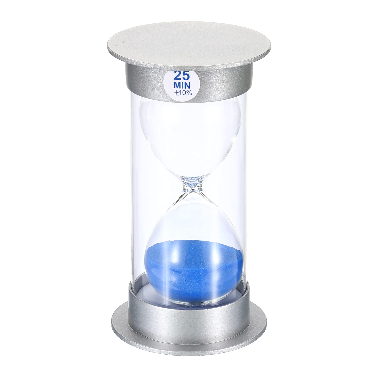 PATIKIL 25 Minute Sand Timer, Sandy Clock With Plastic Cover Count Down Sand Glass for Games Kitchen