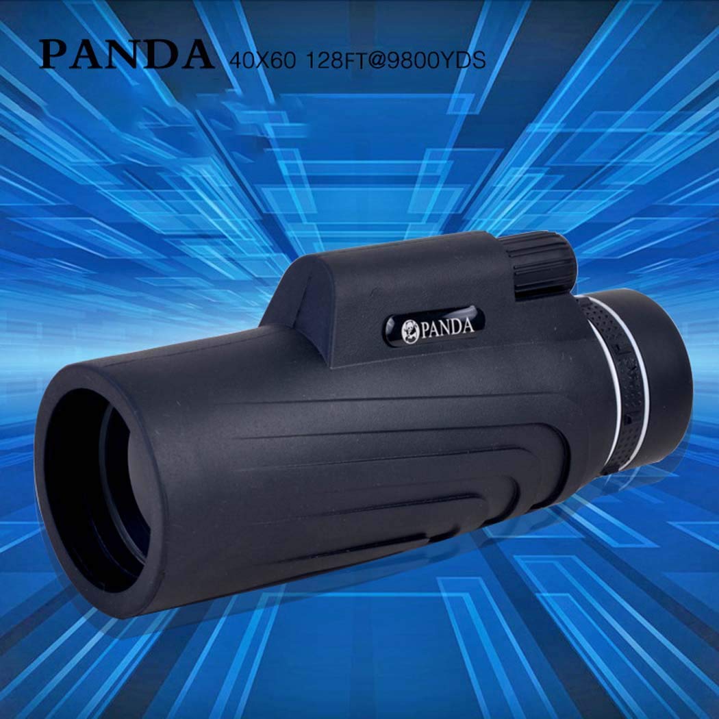 Monoculaire, télescope monoculaire zoom, monoculaire à faible vision nocturne avec trépied adaptateur de téléphone pour regarder, chasser, camper, faire de la randonnée, jumelles extérieures 40 fois