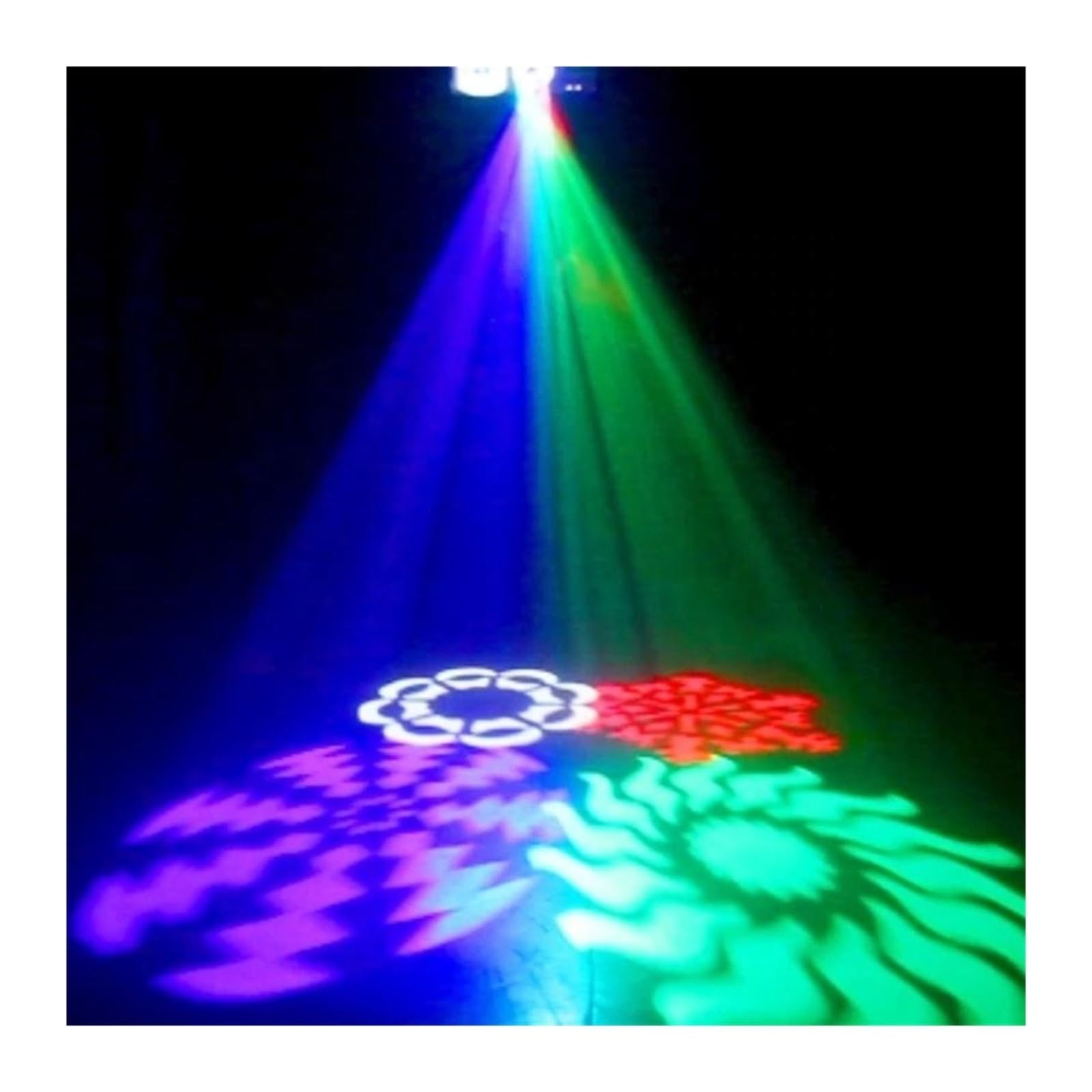 Światła sceniczne LED, 4w1 LED Disco Stage Lights Stroboskop Fantazyjny efekt świetlny Projektor wiązki Derby DMX Automatyczna kontrola dźwięku Klub DJ Party Ball na wesele