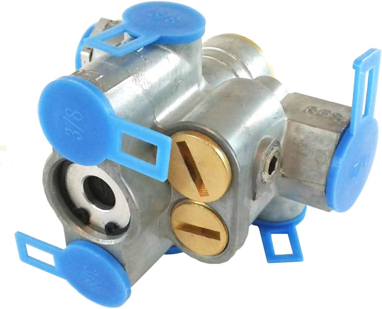 Brianna Auto Parts - BAP110700 - Trailer Service Internal Pressure Protection Reservoir Priority Spring Brake Control Valve - Supply | Control | Delivery: 3/8" - Reservoir: 1/2"