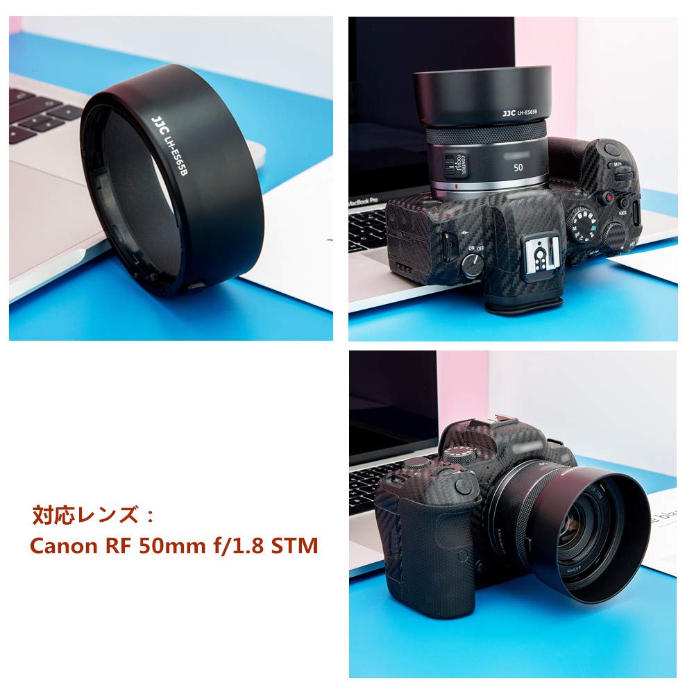 Amazon | JJC ES-65B レンズフード Canon RF 50mm F1.8 STM レンズ 用 